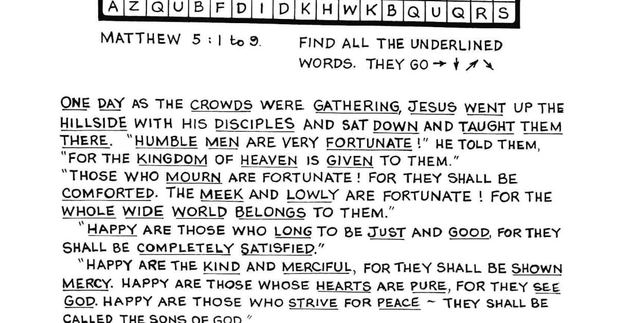 the-beatitudes-word-puzzle